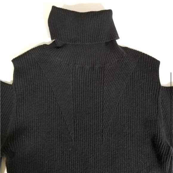 Athleta Cold Shoulder Turtleneck Sweater - Picture 4 of 9